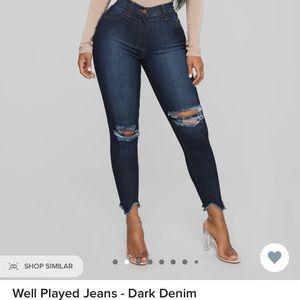 Size 15 Fashion Nova Jeans